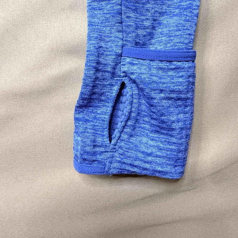 Nike Sweater Womens Small Blue Dri-Fit Running Quarter Zip